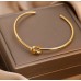 Golden Harmony Knot Bangle
