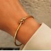 Golden Harmony Knot Bangle