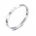 Silver Heartband Bangle