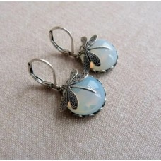 White Vintage Earings