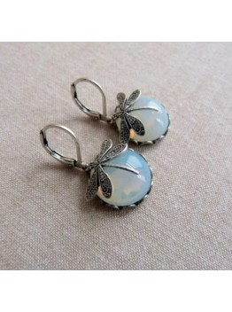 White Vintage Earings