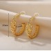 Golden Knot Hoop Chic