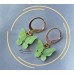 Emerald Butterfly Dangles