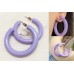 Lavender Hoop Earrings