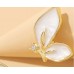 Pearl Butterfly Stud Earrings