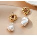 Golden & Pearl Radiance Dangles