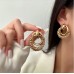 Vintage Twisted Golden Studs