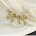 Golden Bowknot Earrings