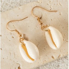 Ivory Seashell Dangles