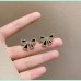 Midnight Bow Studs