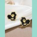 Golden Bloom Heart Studs