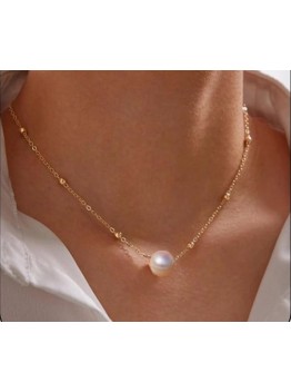 Dainty White Pearl Chain