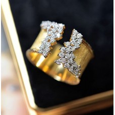 Golden Glow Zircon Ring- Size 7,8,9